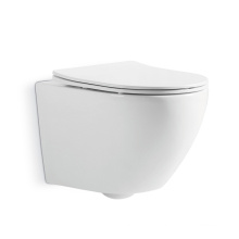Sanitary ware ceramic wall hung toilet rimless ceramic toilet wc